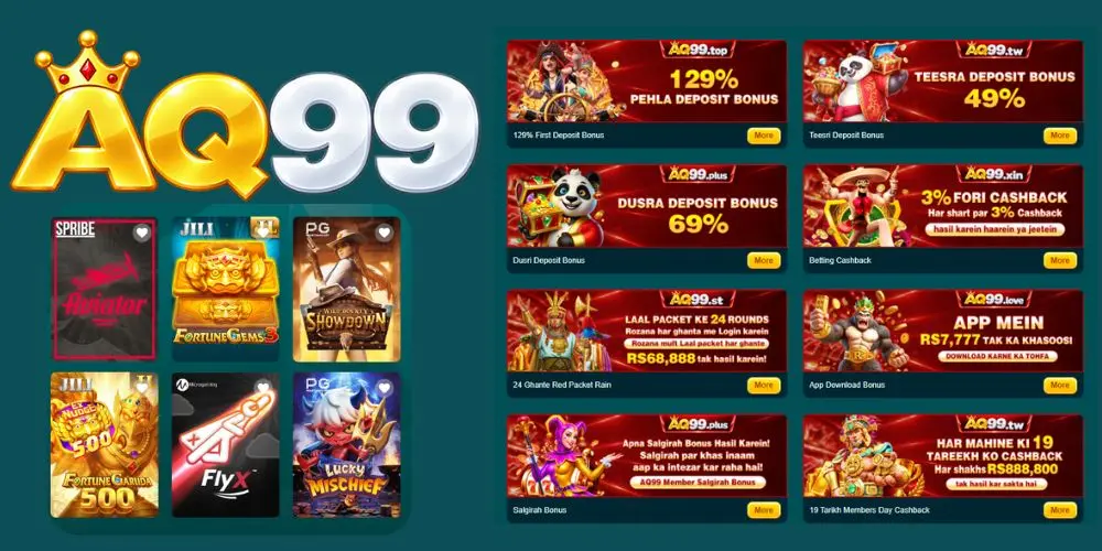 AQ99 Game popular games and bonuses